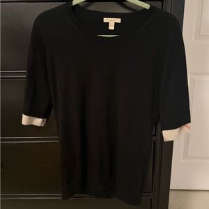 Burberry Black Knit Top